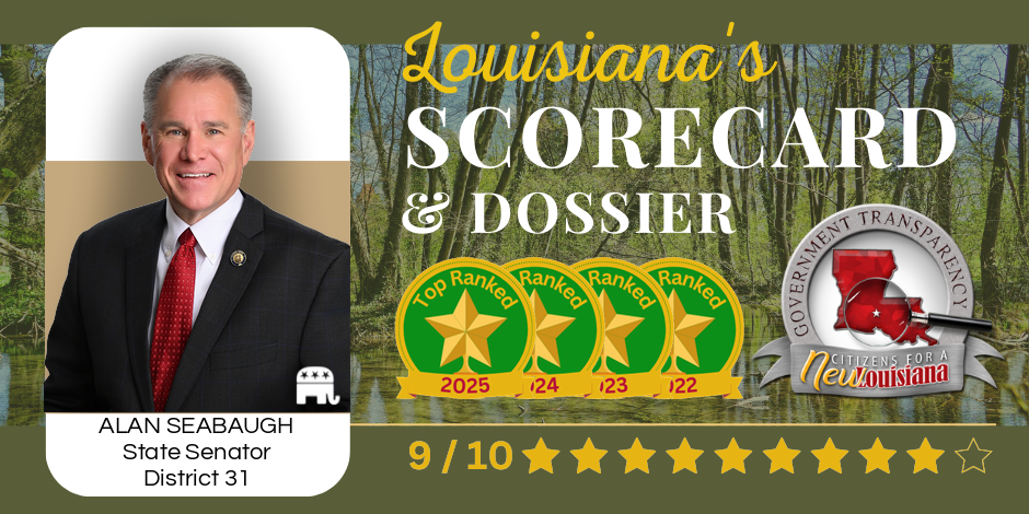 Alan Seabaugh - Senator Score 9/10